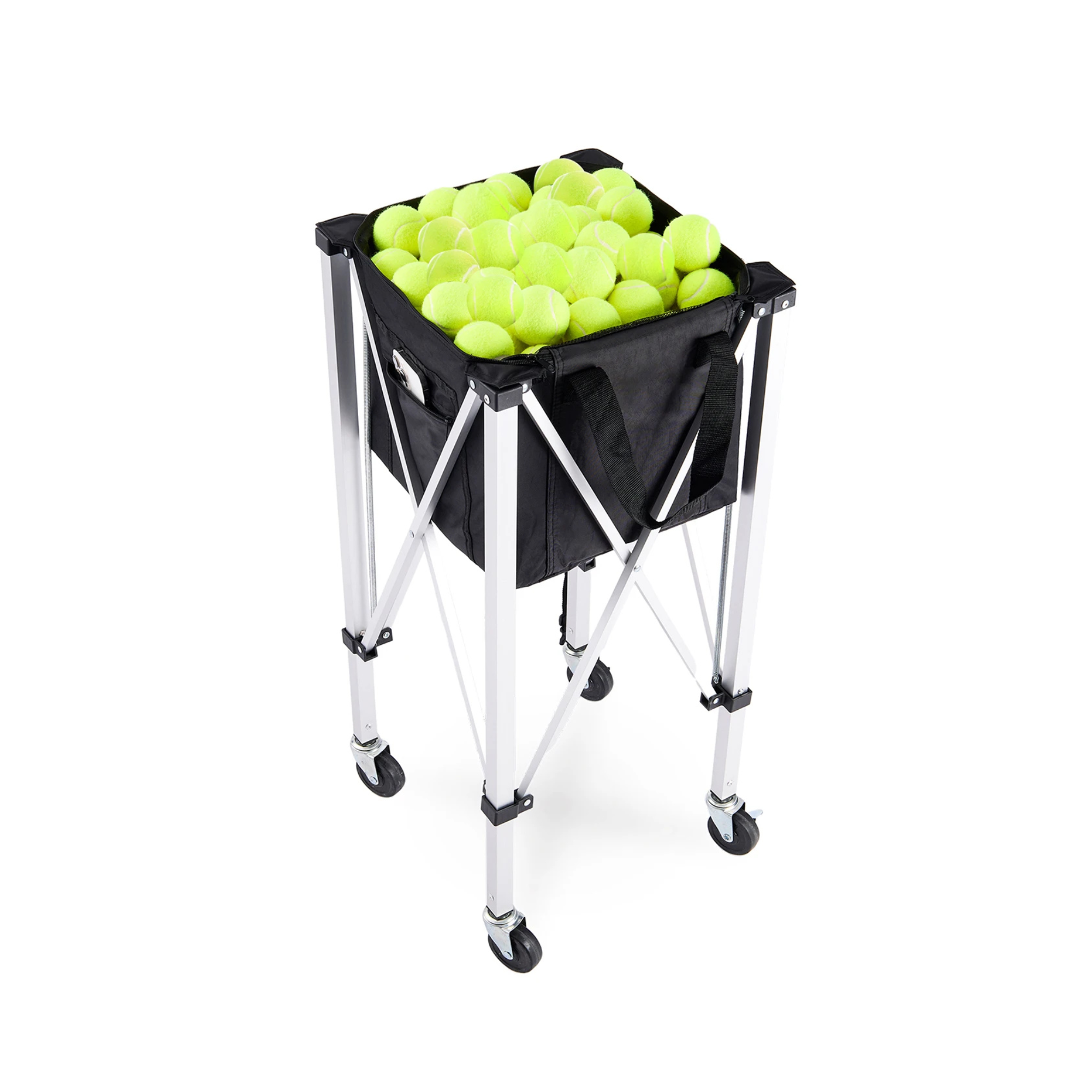 Foldable Pickleball Ball Hopper Cart
