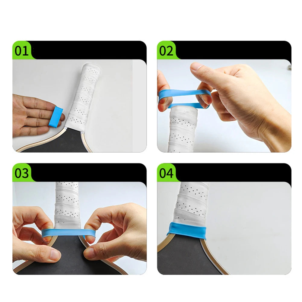 Silicone Paddle Grip Rings Set