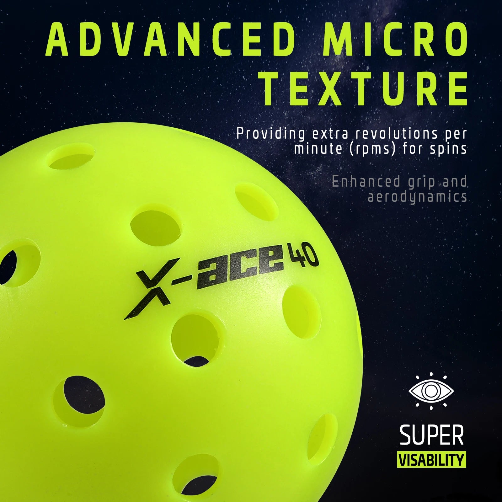 AMA X-ACE Pickleball Balls