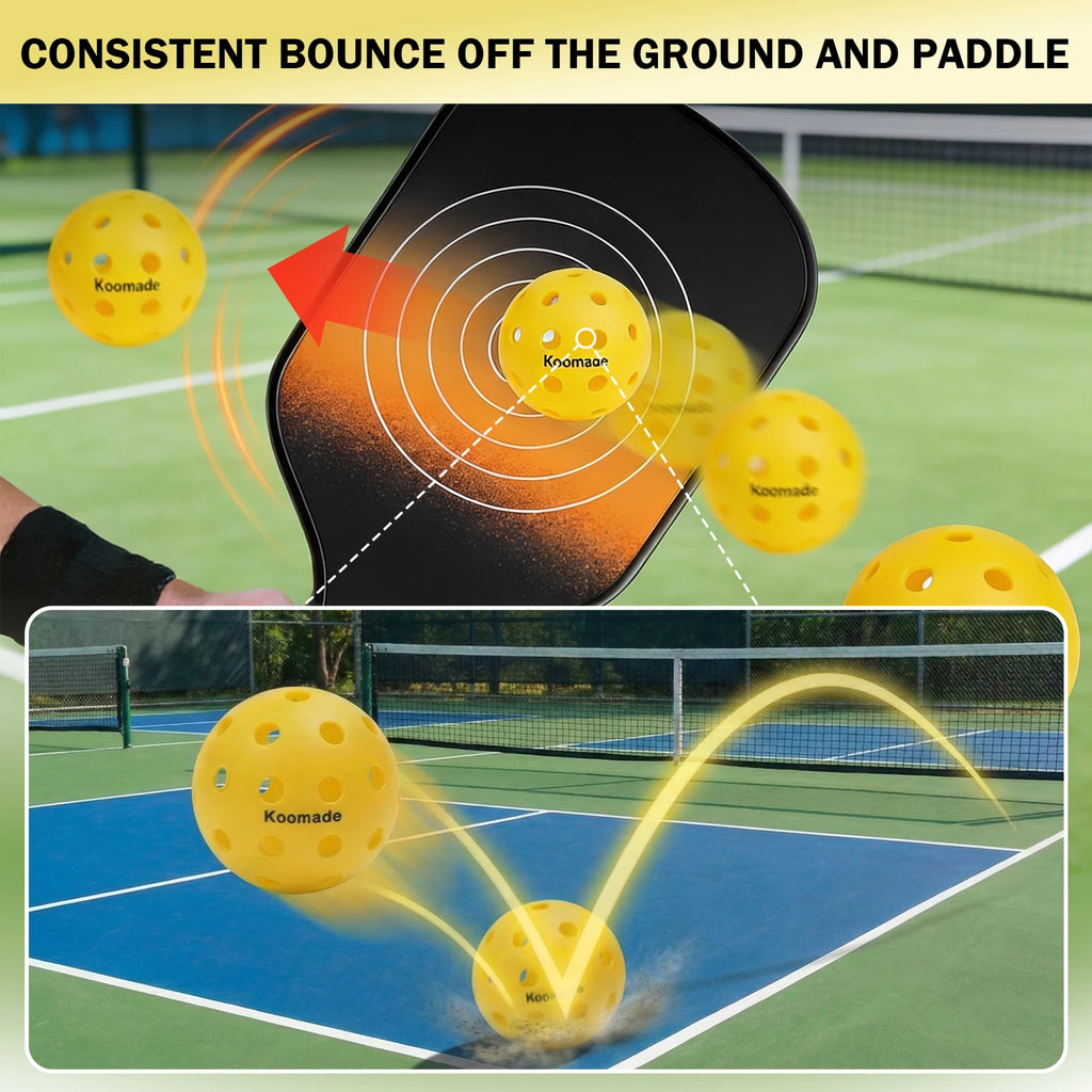 KOOMADE Pickleball Balls Set