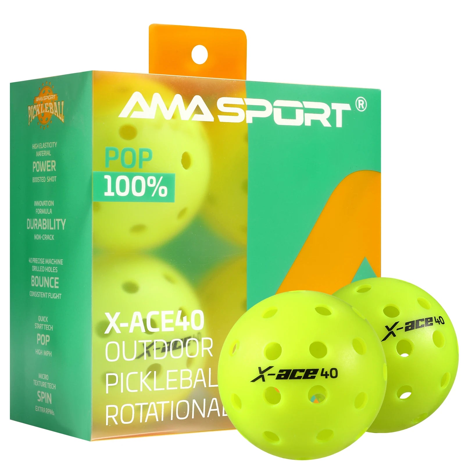 AMA X-ACE Pickleball Balls