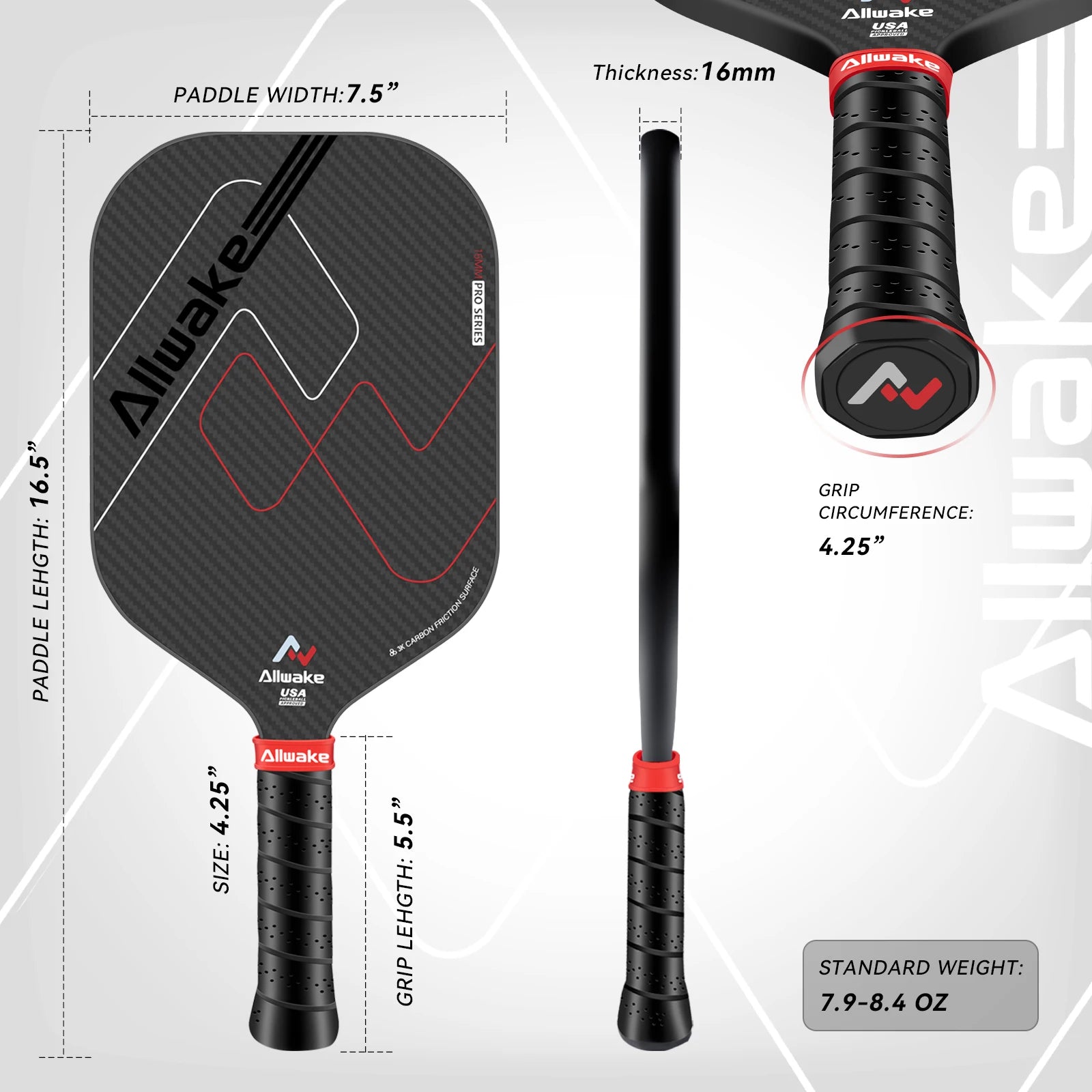 Carbon Fiber Pickleball Paddle