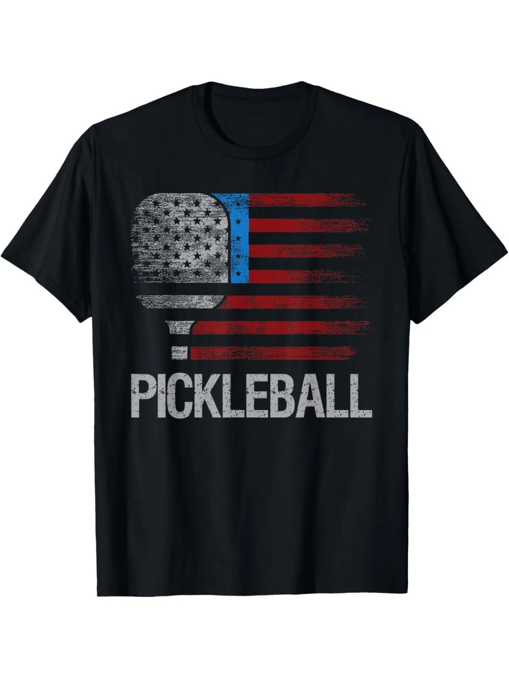USA Flag Pickleball T-Shirt