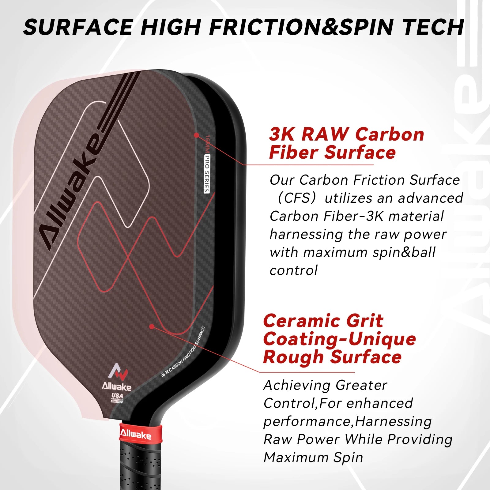 Carbon Fiber Pickleball Paddle
